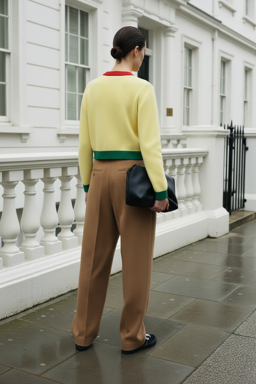 CHAQUETA PUNTO COLOR-BLOCK