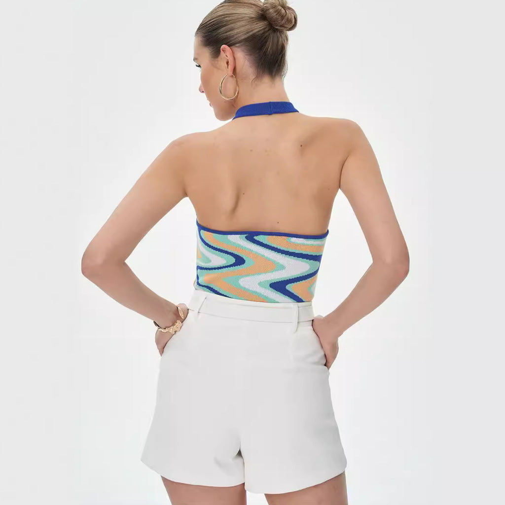 Body punto jacquard