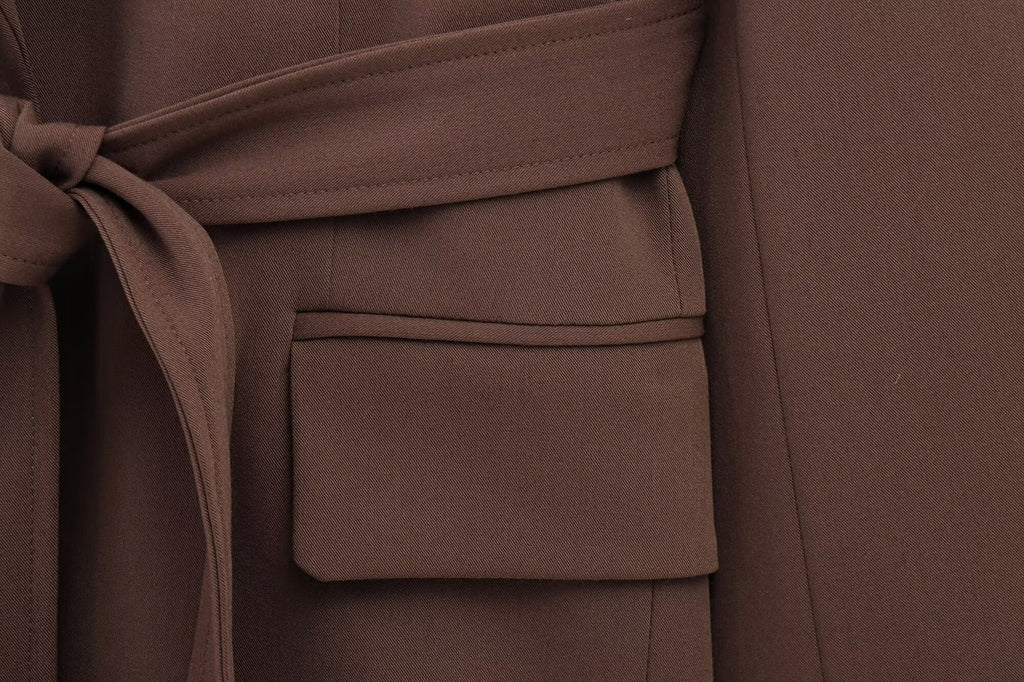 Traje casual cinturón