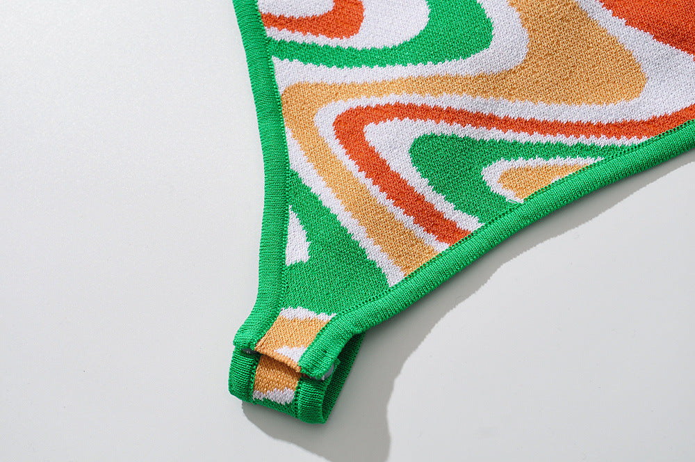 Body punto jacquard