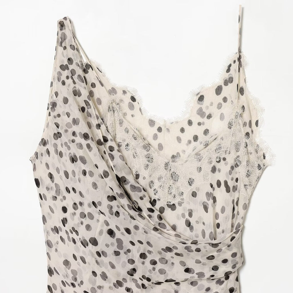 Vestido lencero polka