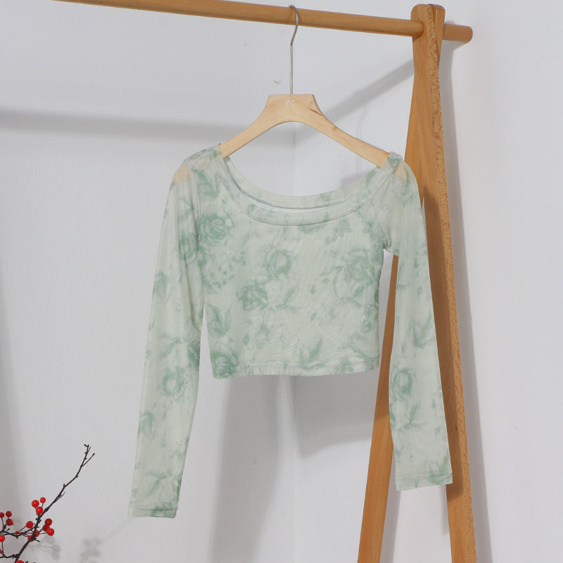 Camiseta muselina biselada