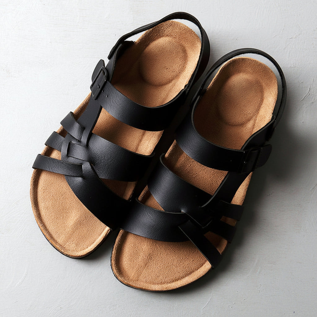 Sandalia plana Cork
