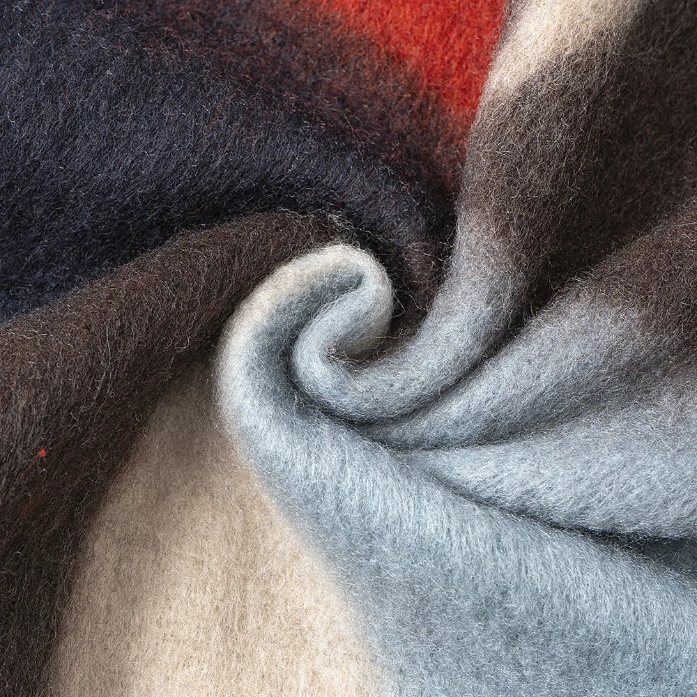 BUFANDA JACQUARD GEOMÉTRICA