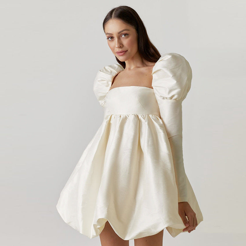 Vestido mini satén