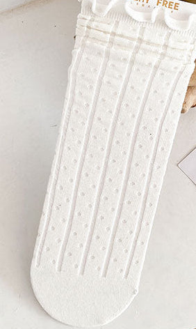 Calcetines calados ondulado