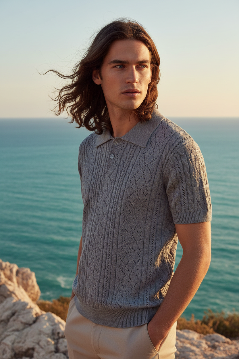 Camisa punto calado