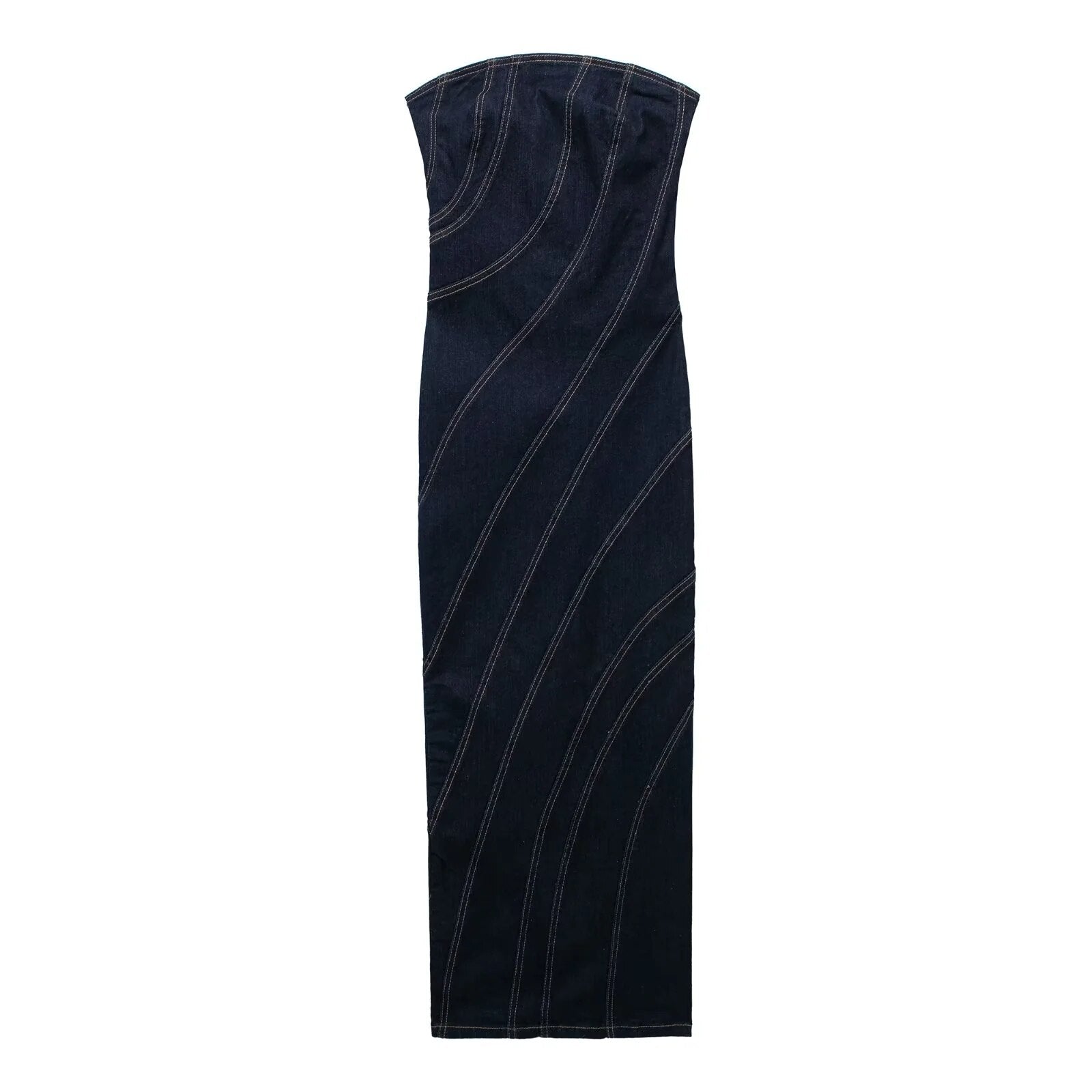Vestido Denim off shoulder