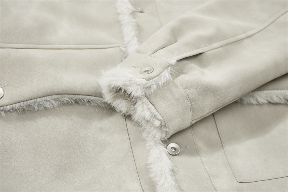 Abrigo loose-fit ante