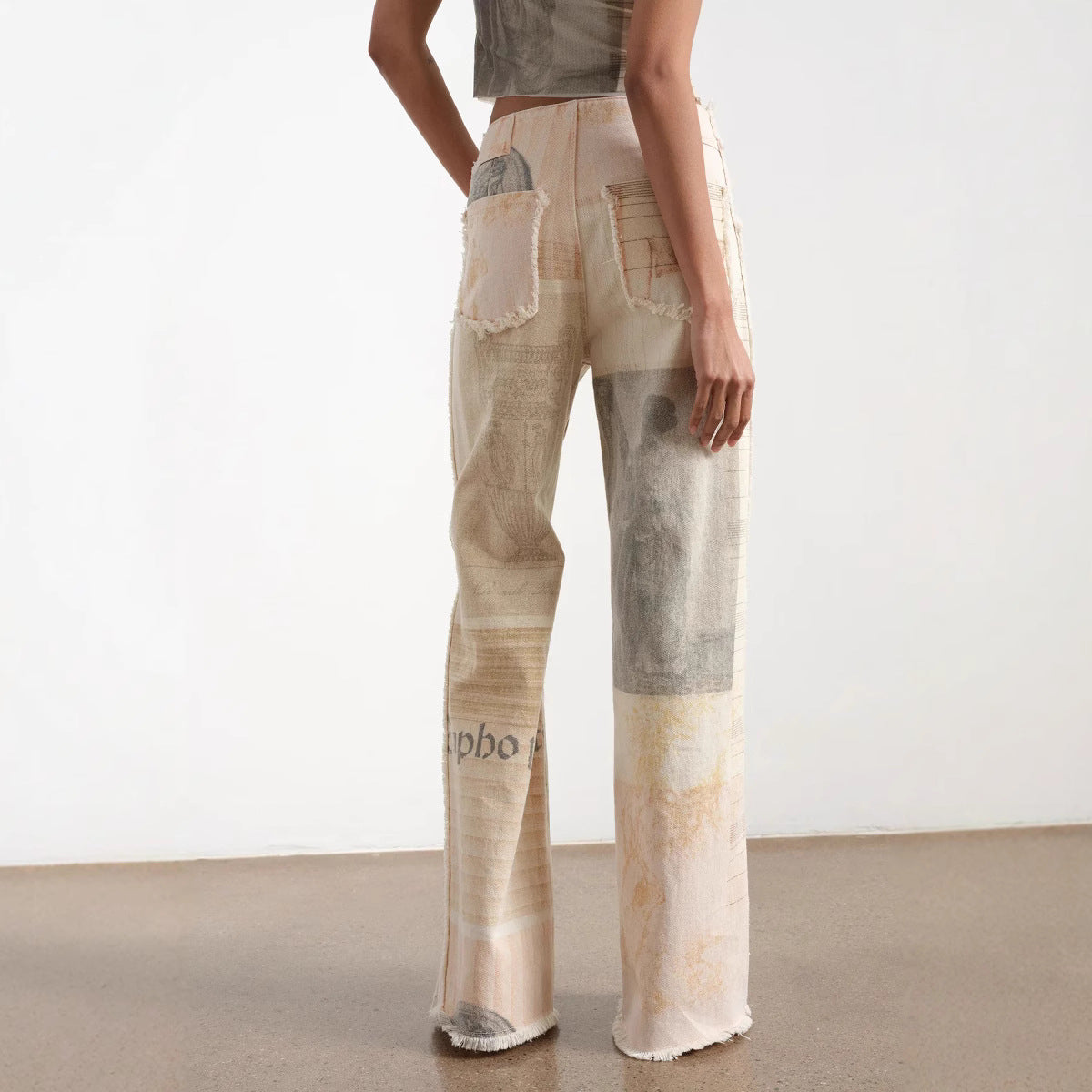 Pantalón patchwork