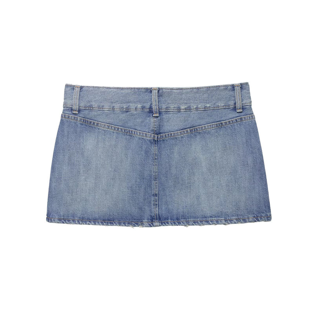 Falda mini denim
