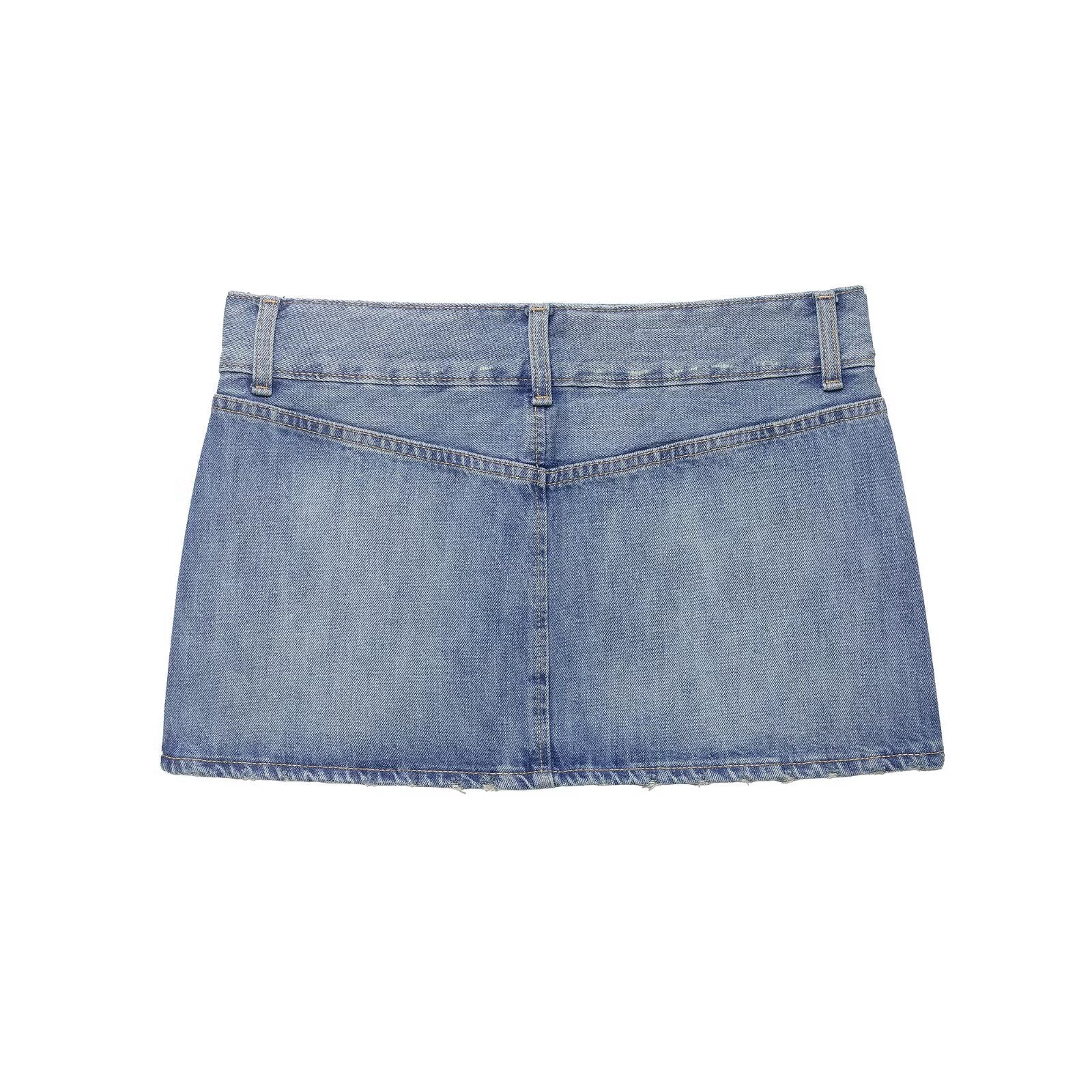 Falda mini denim