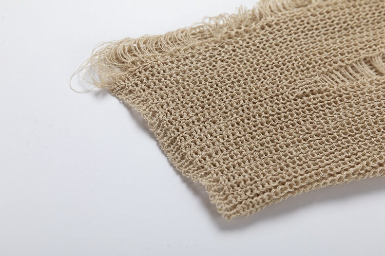 Suéter punto agujero