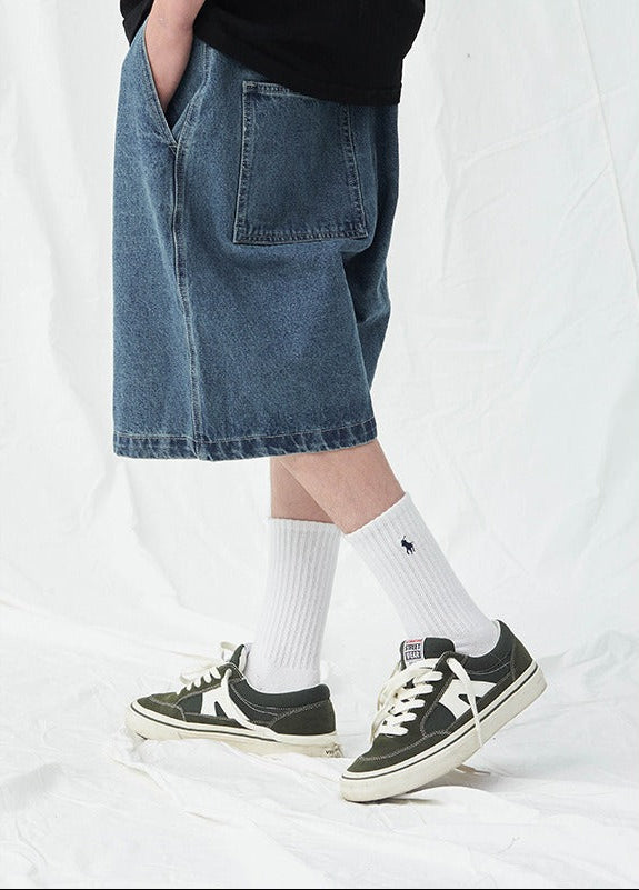 Bermudas denim lavado