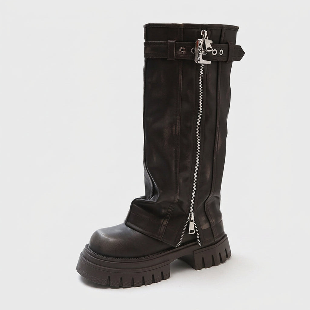 BOTA ALTA TRACK HEBILLAS
