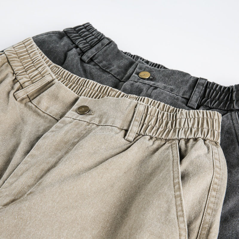 Pantalón multi-bolsillos patchwork