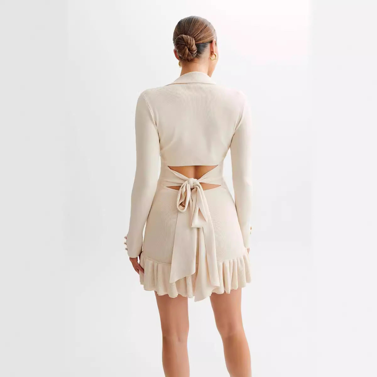 Vestido mini knitting