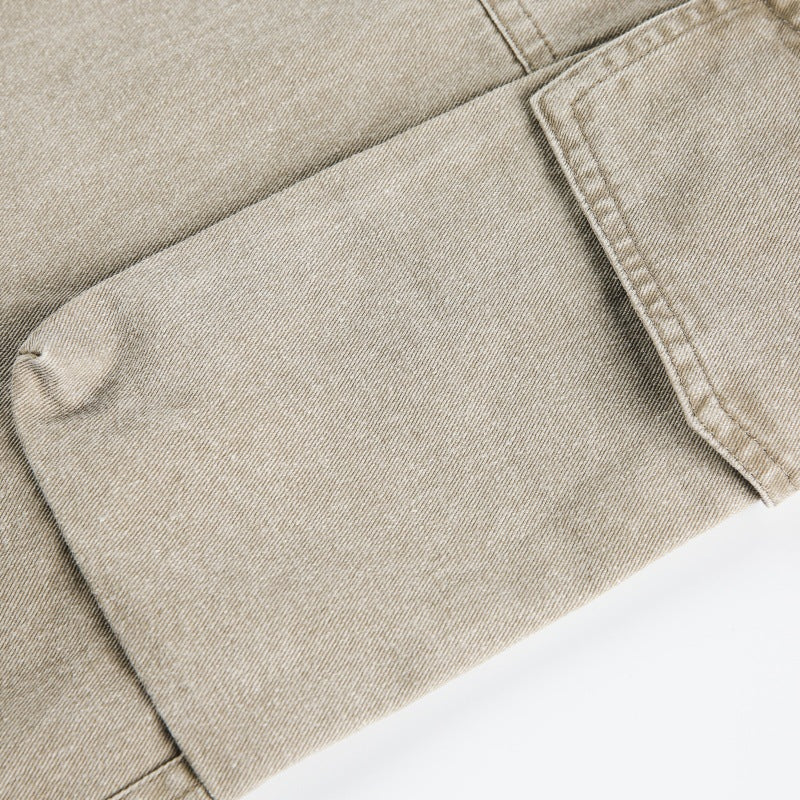 Pantalón multi-bolsillos patchwork