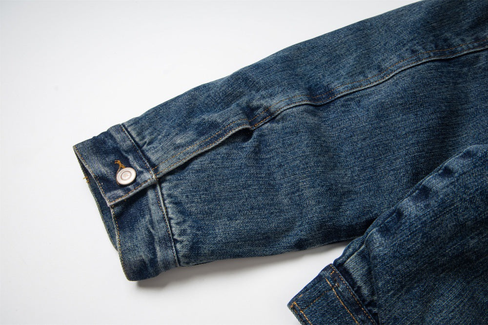 Chaqueta denim algodón