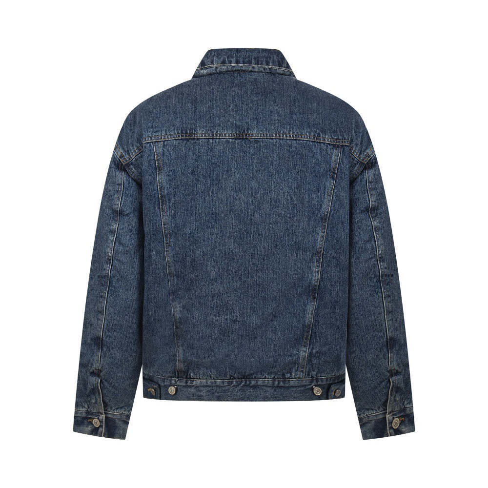 Chaqueta denim algodón
