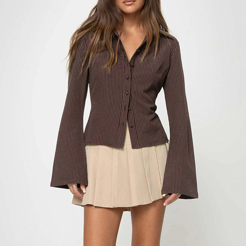 Camisa manga campana