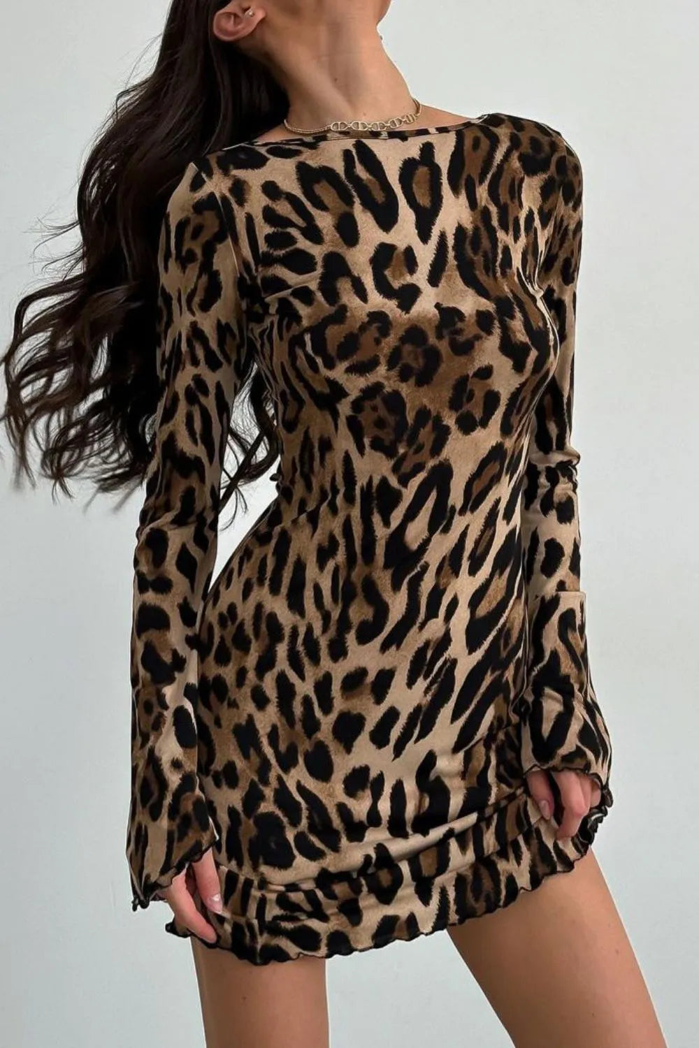 Vestido mini print