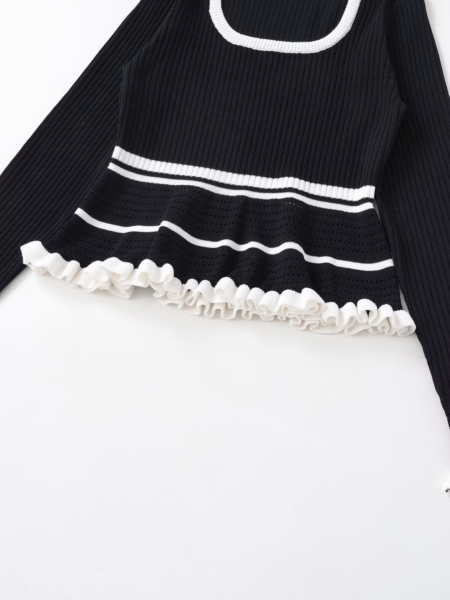 Suéter punto patchwork