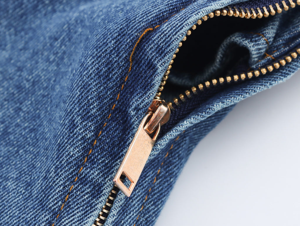 Mono denim halter