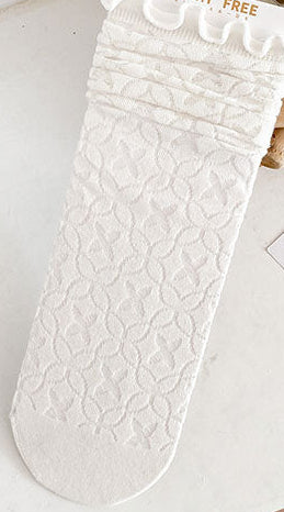 Calcetines calados ondulado