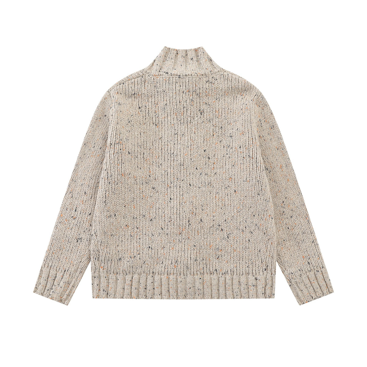 CHAQUETA PUNTO MOTEADO HEBILLAS