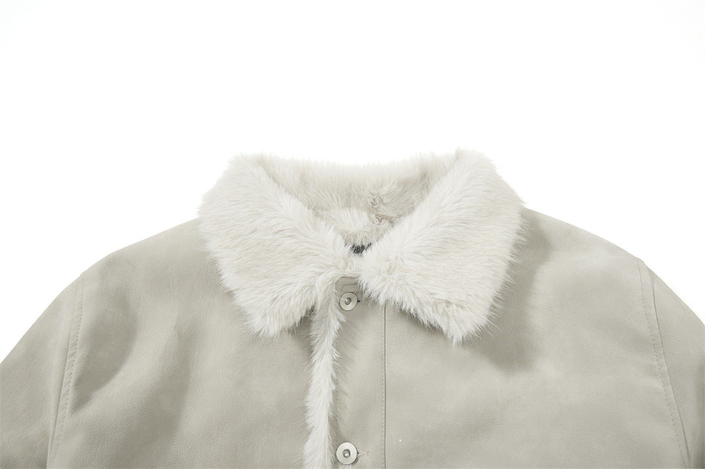 Abrigo loose-fit ante