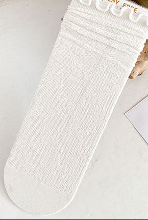 Calcetines calados ondulado