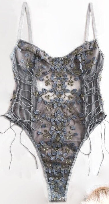 Body corsetero bordado