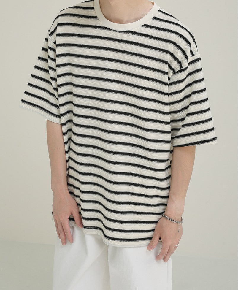 Camiseta oversize rayas