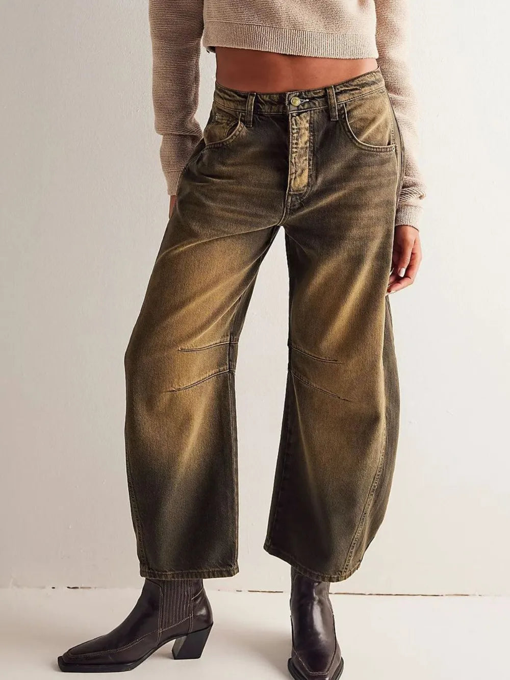 Jeans estilo retro lavado