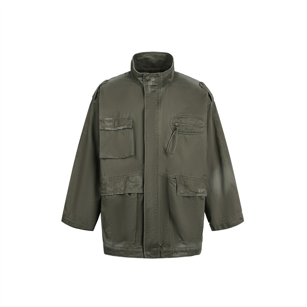 PARKA OVERSIZE EFECTO GASTADO