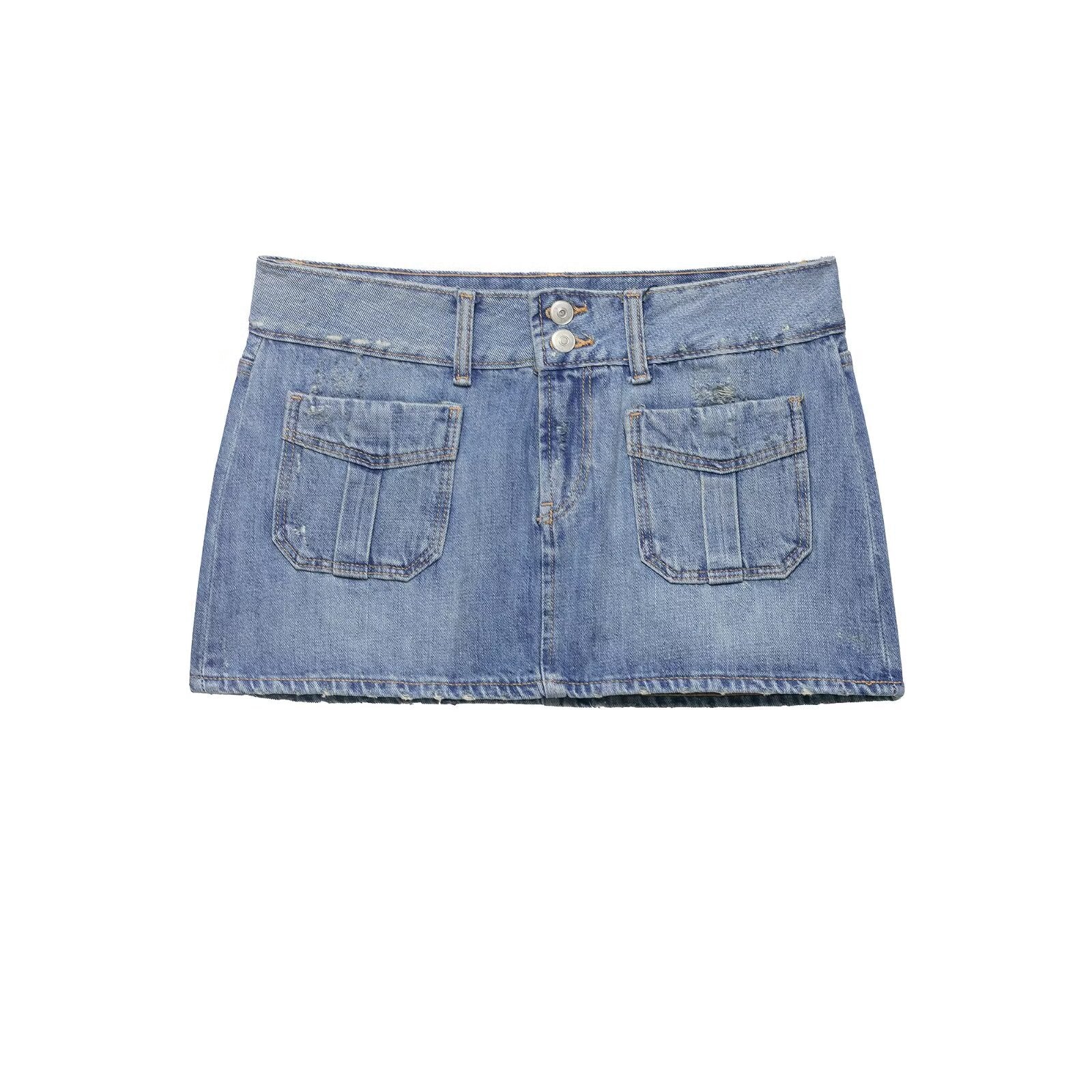 Falda mini denim