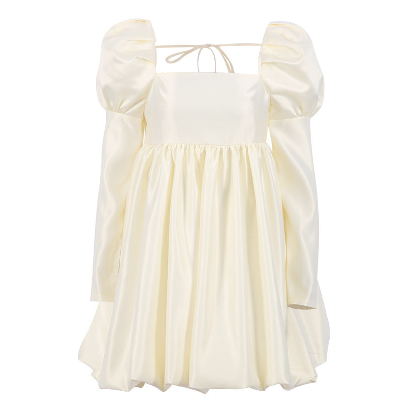 Vestido mini satén