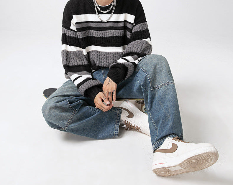 Suéter cuello redondo