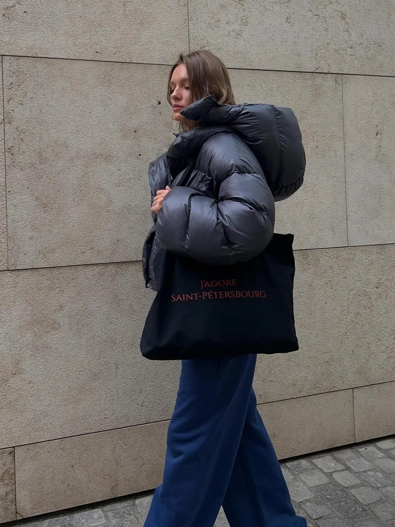 ABRIGO ACOLCHADO OVERSIZE VOLUMEN