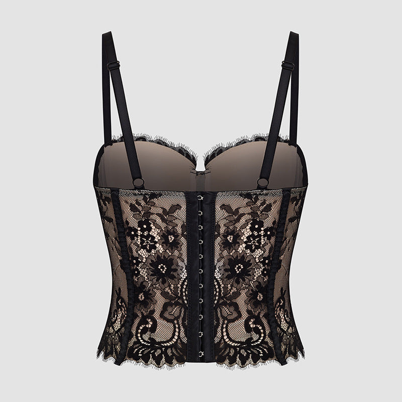Top corsetero encaje