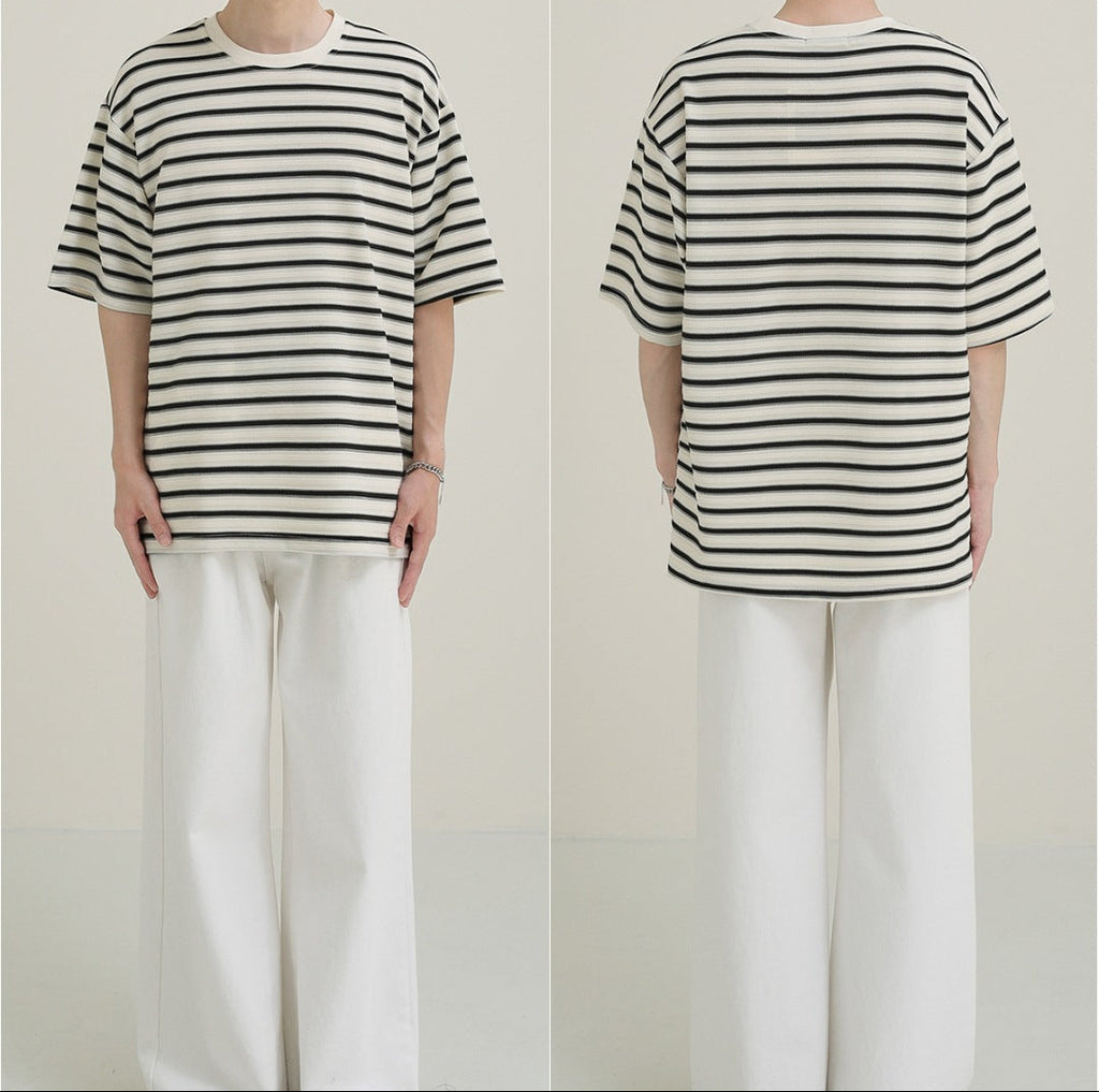 Camiseta oversize rayas
