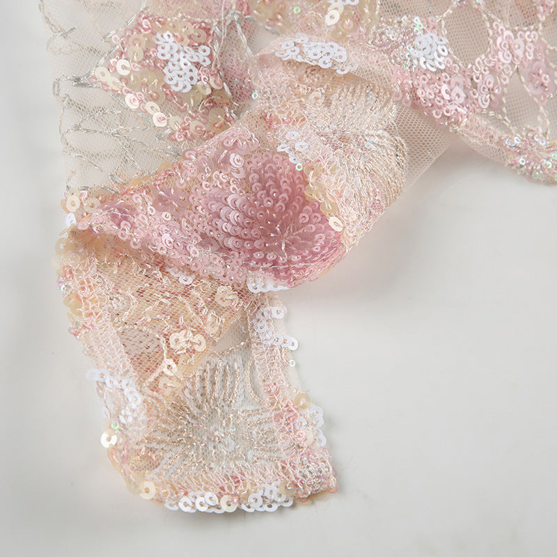 Top halter lace