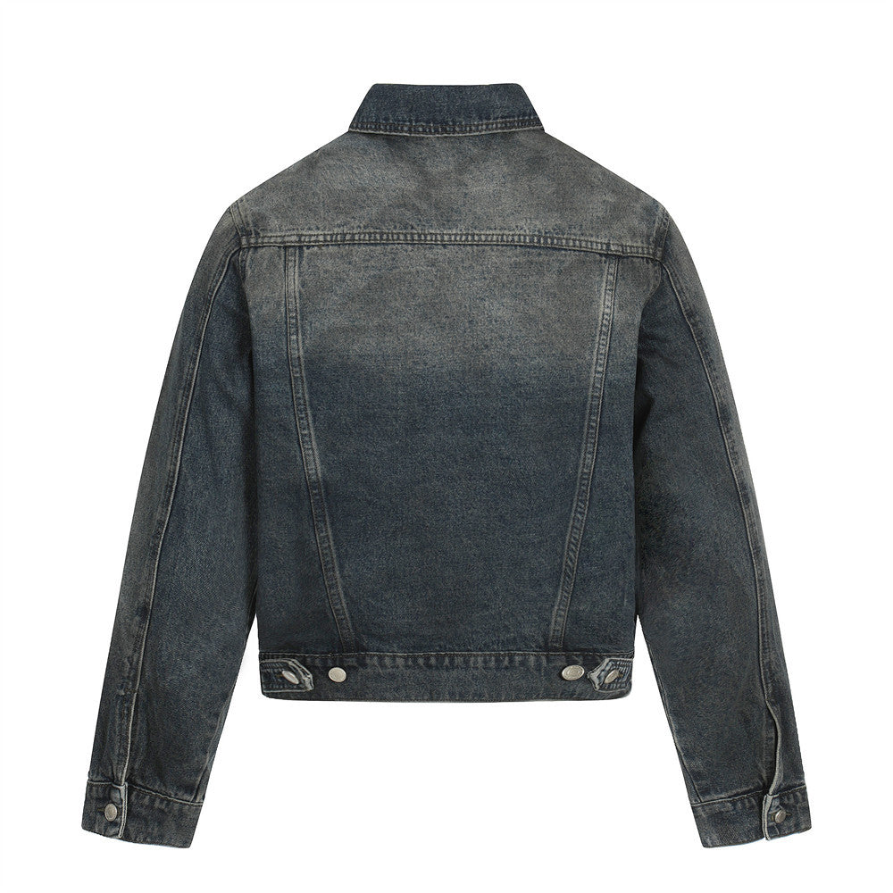 Chaqueta denim algodón