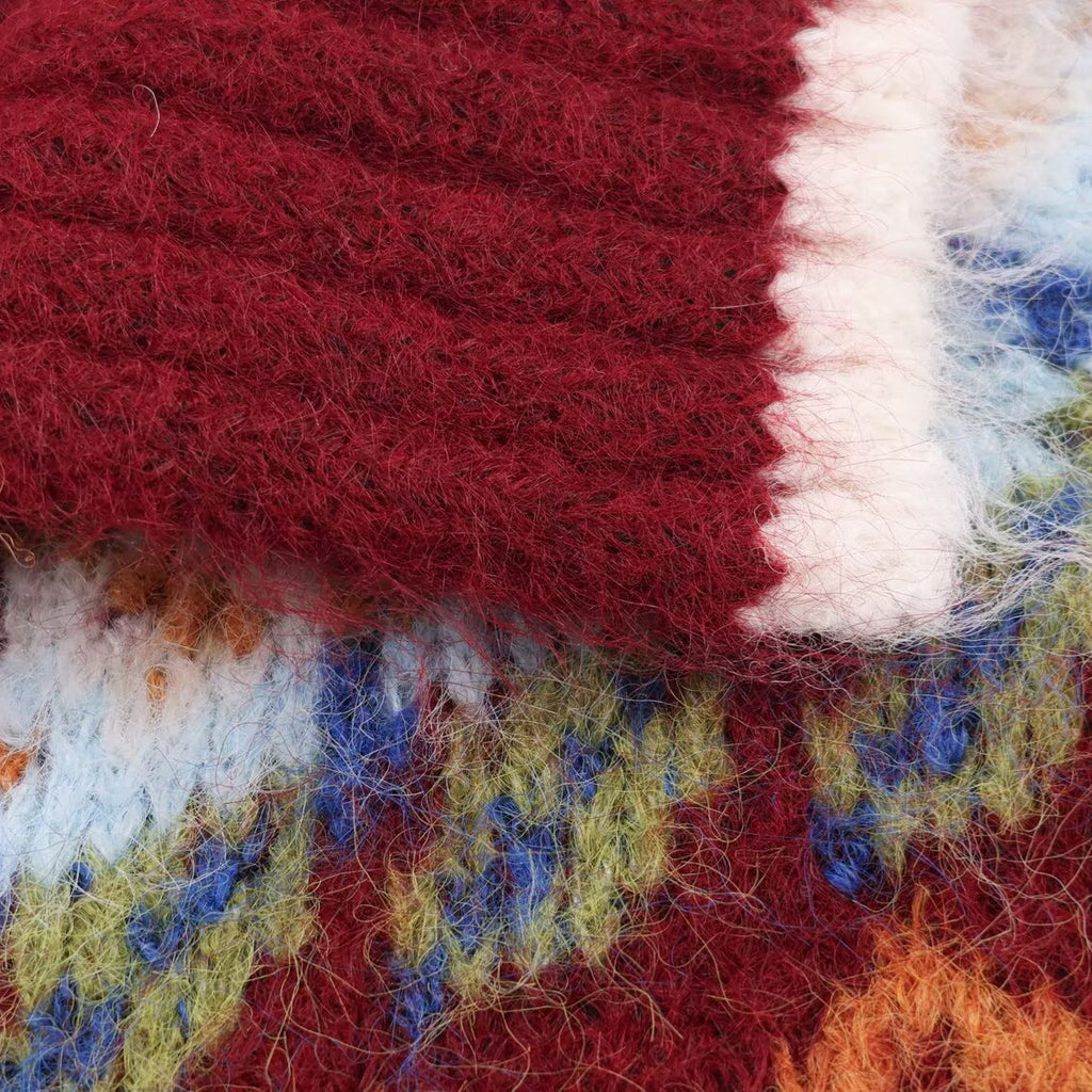 Chaqueta punto jacquard