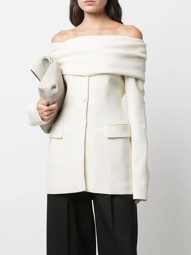 Camiseta blazer bardot