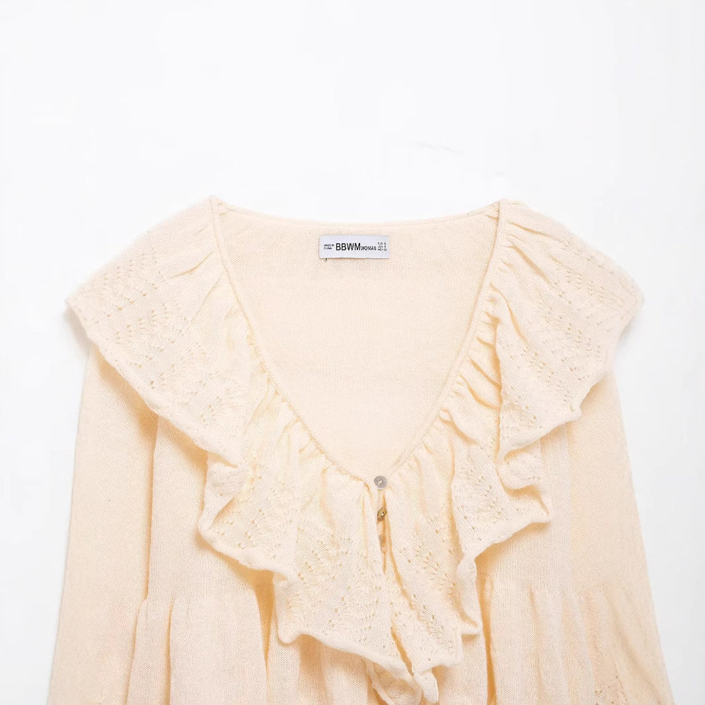 Blusa punto volantes