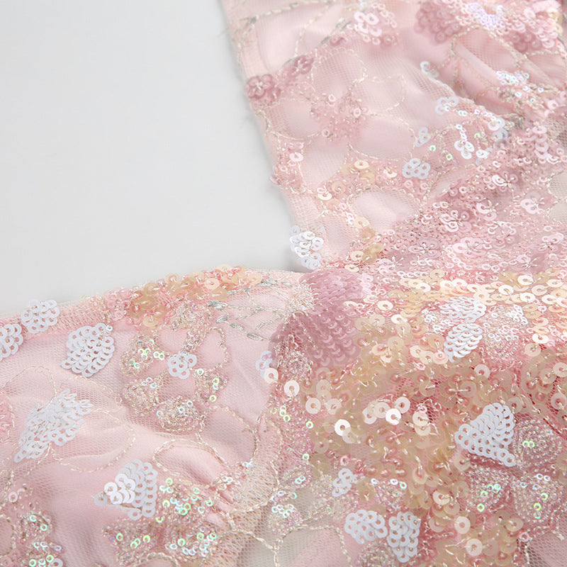 Top halter lace