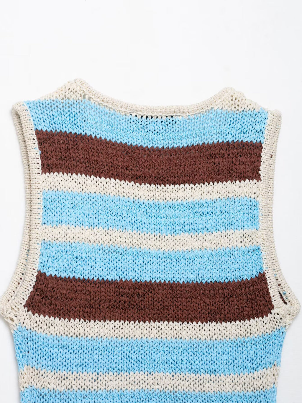 Top de punto sleeveless