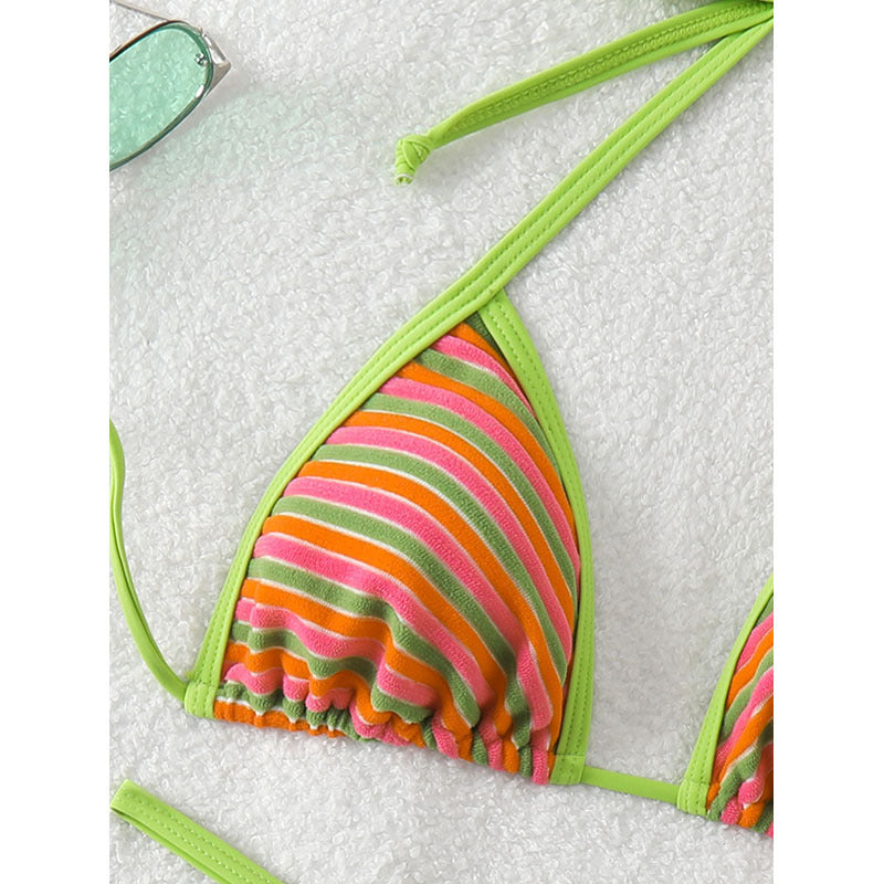 Bikini retro stripes